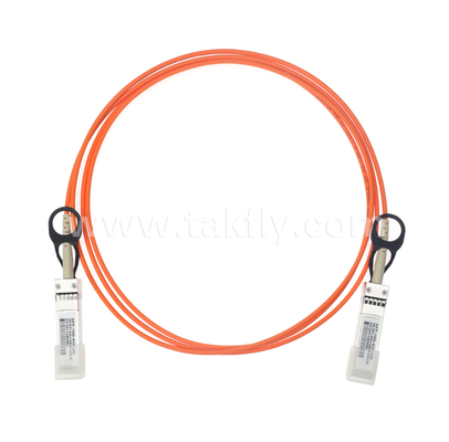 كابل بصري نشط 10G SFP+ (AOC) - 300 متر على OM3، 850 نانومتر VCSEL، استهلاك طاقة منخفض <0.35 واط/طرف، اتصال قصير المدى SFP+ إلى SFP+