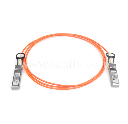كابل بصري نشط 10G SFP+ (AOC) - 300 متر على OM3، 850 نانومتر VCSEL، استهلاك طاقة منخفض <0.35 واط/طرف، اتصال قصير المدى SFP+ إلى SFP+