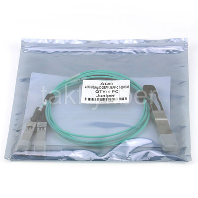 كابل AOC من 40G QSFP+ إلى 2*10G SFP+