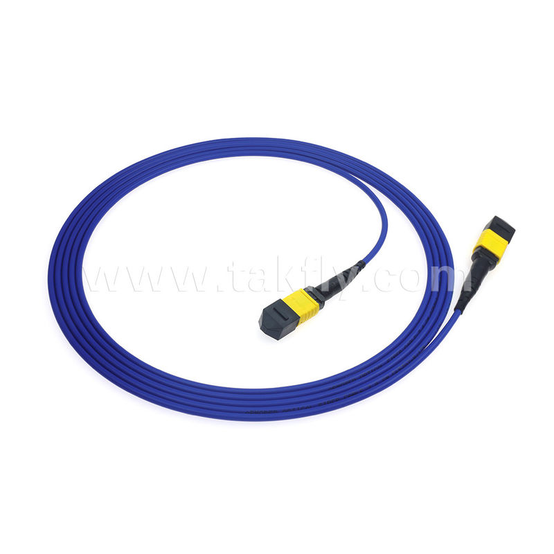MPO/MTP Patchcord سلك الجذع المدرع SM/MM Jumper Fiber Optic لمركز البيانات AI FTTX Telecom