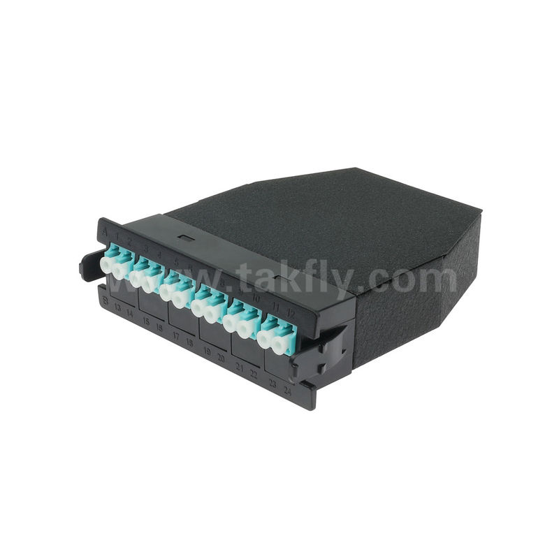 وحدة كاسيت MPO MPO/MTP-LC 12C/24C ألياف بصرية لمركز البيانات FTTX