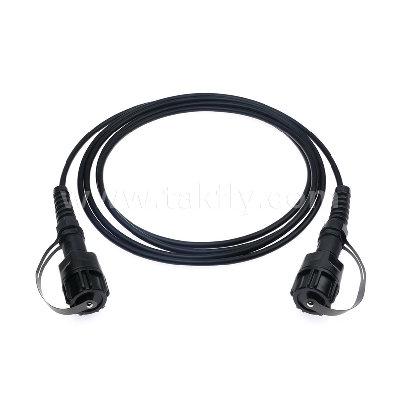 SM/MM MPO Patch Cord MTP Trunk Cable ODVA-MPO/MTP القفز المقاوم للماء لمركز البيانات FTTX