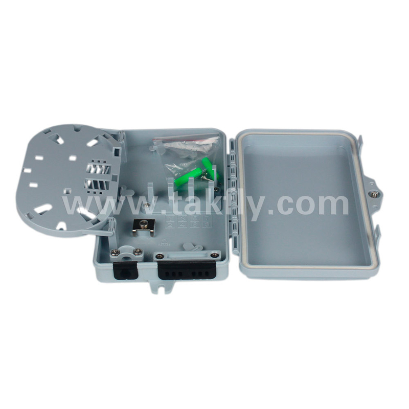 FTKS-1805-06B FTTx 6 مرفأ صندوق إنهاء الألياف الضوئية للكابل الألياف الضوئية الحجم القياسي