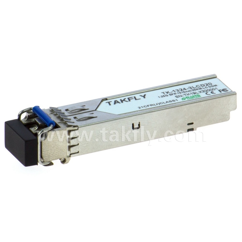 1.25G SFP 1310nm 20KM SMF DDM LC CISCO JUNIPER HUAWEI متوافق مع SFP