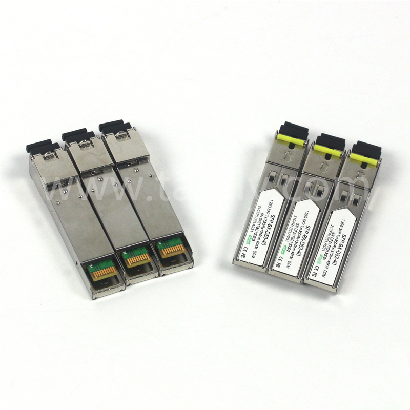 1.25G SFP BIDI Module Transceiver Optical Tx1550/Rx1310nm 40KM SMF DDM LC CISCO JUNIPER HUAWEI متوافق