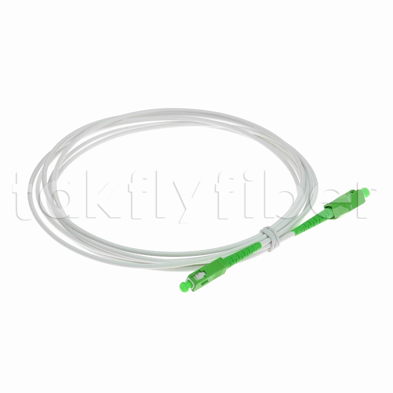 المقاومة للقوارض G657A2 SC APC Fiber Optic Patchcord كابل التصحيح المصنوع من الألياف المدرعة SM 3.0mm