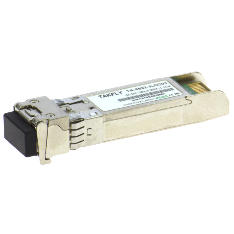 10GBASE-SR 10G SFP+ Optical Transceiver Module 850nm 300m DDM مزدوج LC/UPC MMF سيسكو جونيبر هواوي متوافق