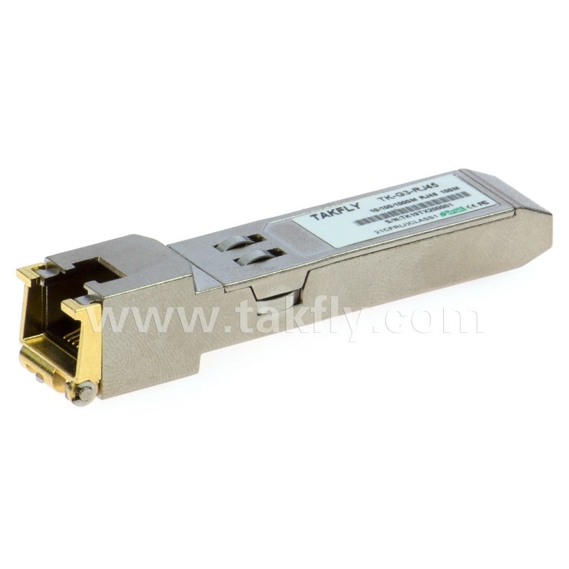 10/100BASE-T Transceiver SFP النحاسي يدعم المحول القائم على SFP100Base-FX Ports مع نوع APC Polishing