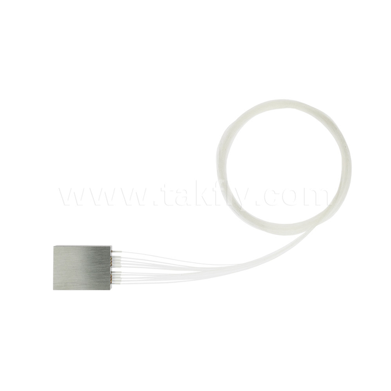 النوع الصناعي 16CH Ultra Compact DWDM Mux Demux ، 100GHz C18-C48 ، طول موجة دقيق ، منفذ ألياف أحادي الجانب