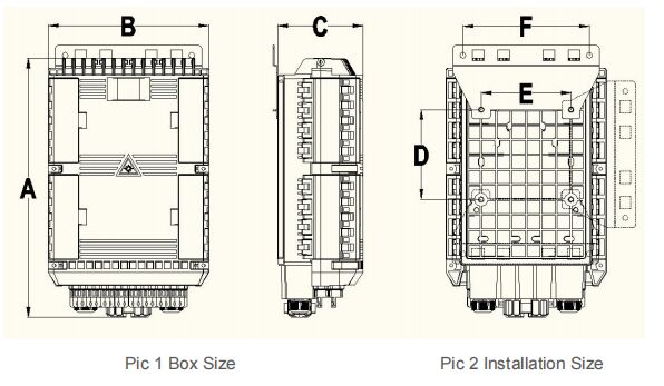 صندوق إنهاء الألياف FTKS-1708-24C-16F لنظام شبكة الاتصالات FTTx من الصين