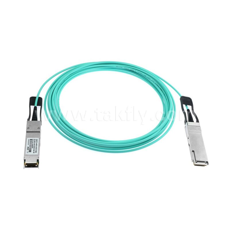 كابلات أوبتيكية نشطة AOC الألياف 40G QSFP + إلى 40G QSFP + لمركز البيانات FTTH FTTX