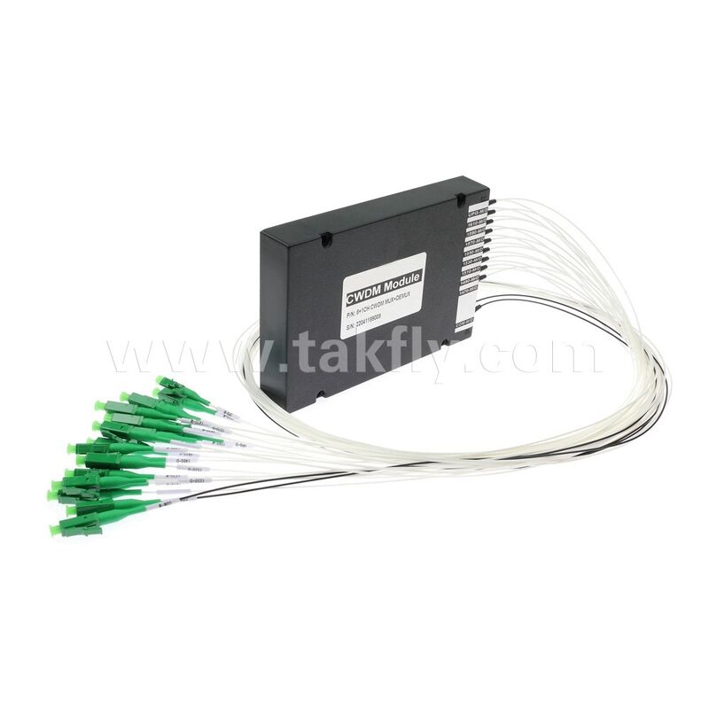 CWDM 8 + 1Channel MUX & DEMUX وحدة ABS الألياف الضوئية لمركز البيانات FTTX