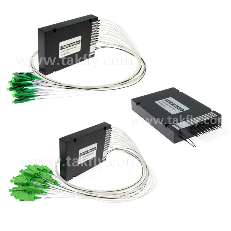 وحدة DWDM للألياف الضوئية 8+1 قناة MUX+DEMUX ABS لمراكز البيانات والاتصالات وشبكات الجيل الخامس
