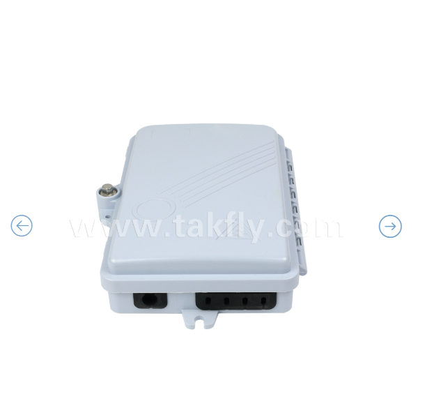 صندوق إنهاء الألياف الضوئية FTKS-1805-04A، محول 4 SC/APC SM SX، مثبت على شكل ضفيرة، توزيع توصيل FTTH FTTx، حاوية إدارة كابلات التخزين والتركيب على الحائط