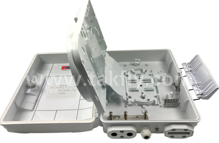 FTKS-1805-16K-24E-24H صندوق إنهاء الألياف ذو 24 منفذًا لبناء شبكة اتصالات FTTx من الصين