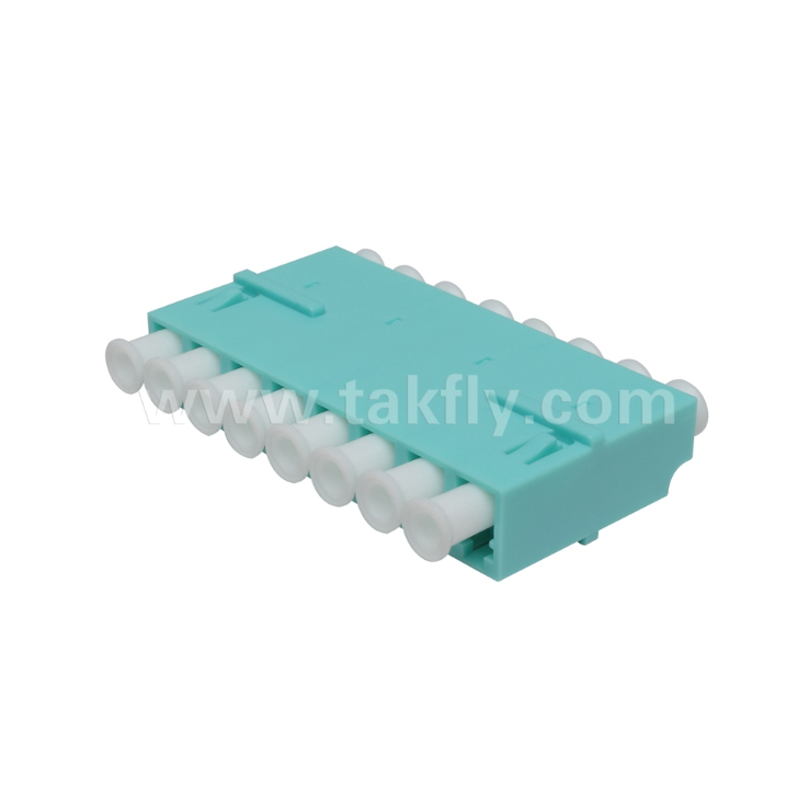 محول LC 8-Way 8-in-1 LC Duplex ، محول الألياف عالي الكثافة ، خسارة إدراج منخفضة ، لمركز البيانات و FTTx High-Density Patching