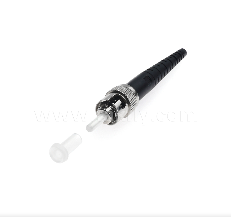 رابط الألياف الضوئية ST     Bayonet Twist-Lock ، خسارة إدراج منخفضة ، متوافق مع الوسائط المتعددة / الوسائط الفردية