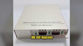 10G OEO Fiber Repeater SFP+ إلى SFP+ تعزيز الشبكة
