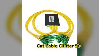 1x32 PLC Splitter مع مدخل محول LC/APC وإخراج أسلاك التوصيل المصنوعة