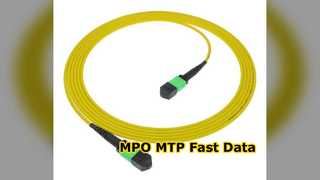 مركز بيانات MPO MTP Patch Cord عالي السرعة