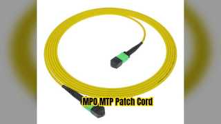 مركز بيانات MPO MTP Patch Cord عالي السرعة